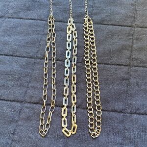 A New Day Gold Necklace Trio